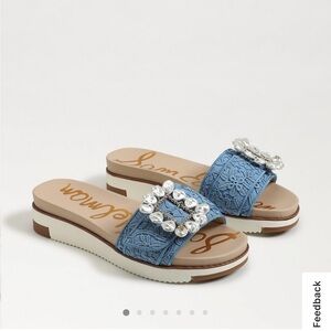 Sam Edelman Ariane  Embellished Slide Sandals